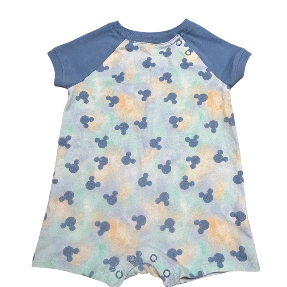 Jumping bean Disney Mouse Raglan romper Mickey print size 12 mths